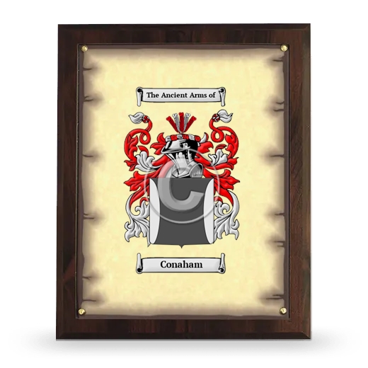 Conaham Coat of Arms Plaque