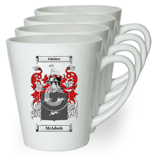 McAdooh Set of 4 Latte Mugs
