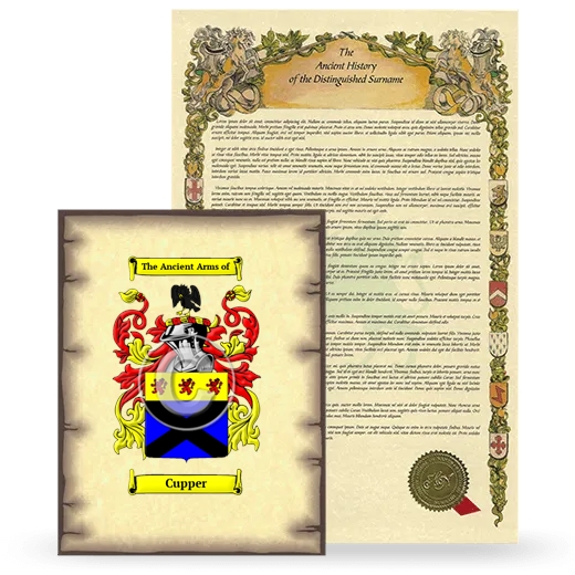 Cupper Coat of Arms and Surname History Package