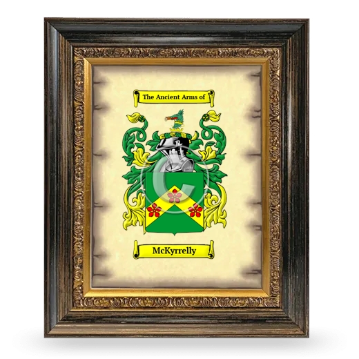 McKyrrelly Coat of Arms Framed - Heirloom