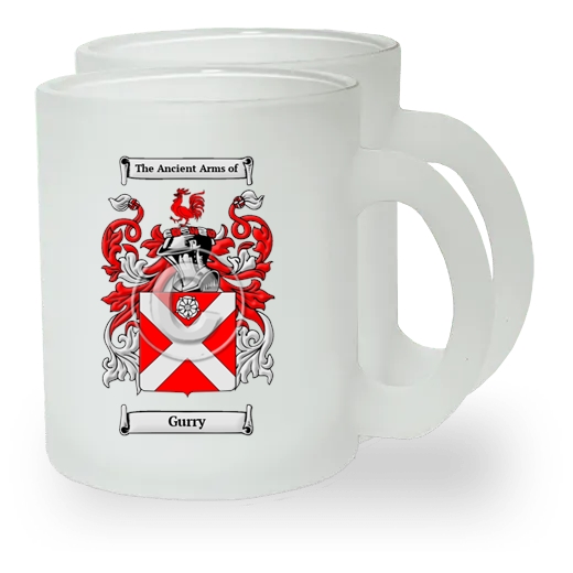 Gurry Pair of Frosted Glass Mugs