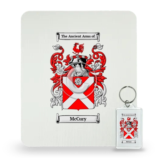 McCury Mouse Pad and Keychain Combo Package