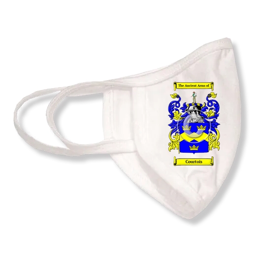 Courtois Coat of Arms Face Mask