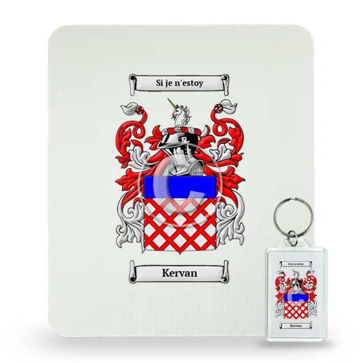 Kervan Mouse Pad and Keychain Combo Package