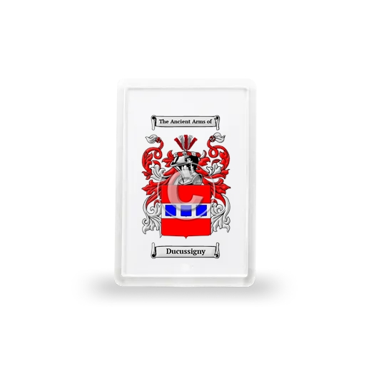 Ducussigny Coat of Arms Magnet