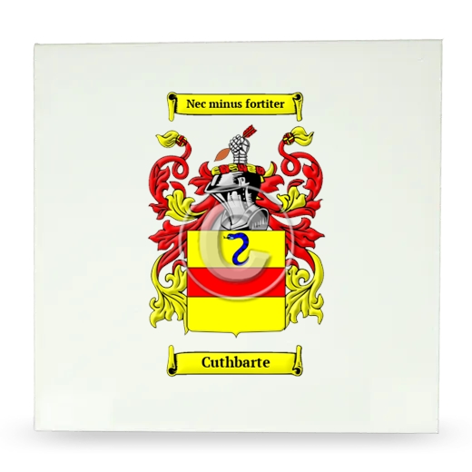 Cuthbarte Large Ceramic Tile with Coat of Arms