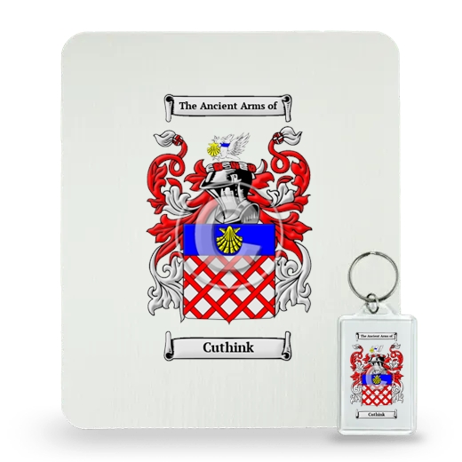 Cuthink Mouse Pad and Keychain Combo Package