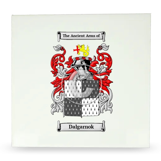 Dalgarnok Large Ceramic Tile with Coat of Arms