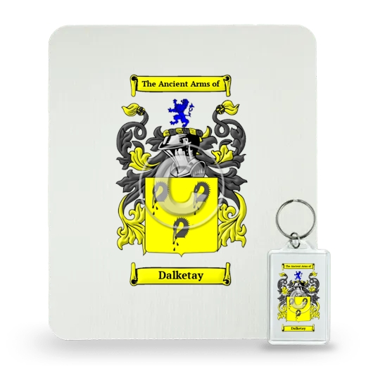 Dalketay Mouse Pad and Keychain Combo Package