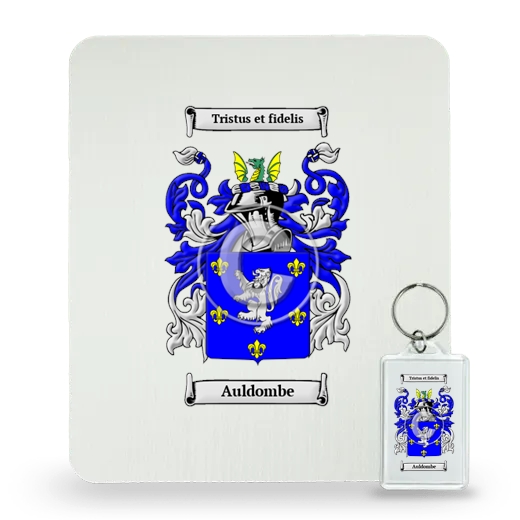 Auldombe Mouse Pad and Keychain Combo Package