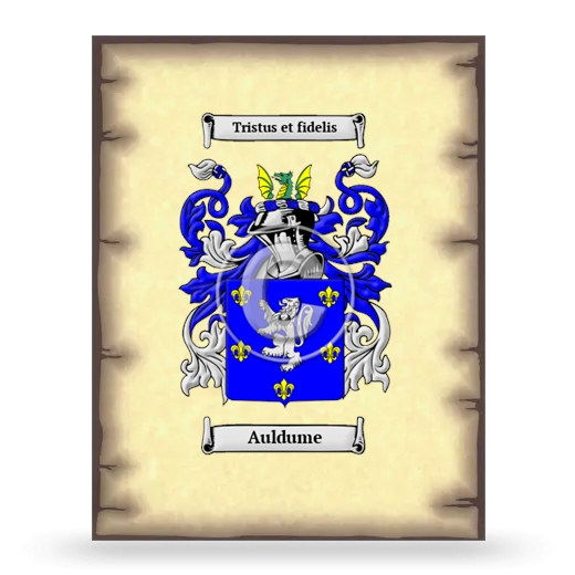 Auldume Coat of Arms Print