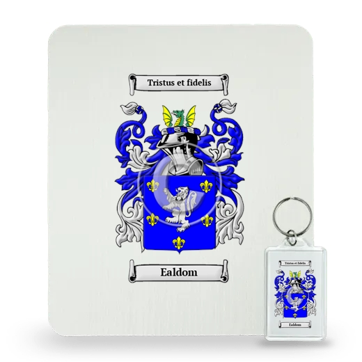 Ealdom Mouse Pad and Keychain Combo Package