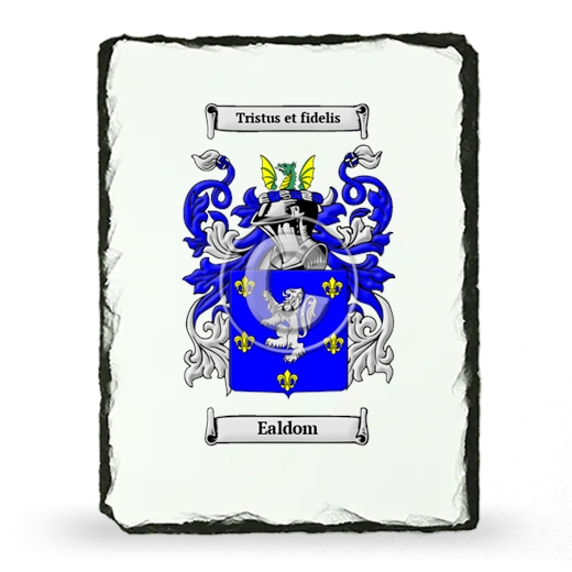 Ealdom Coat of Arms Slate