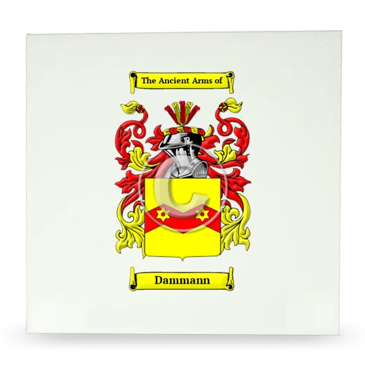 Dammann Large Ceramic Tile with Coat of Arms