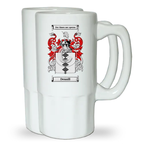 Dennill Pair of Beer Steins