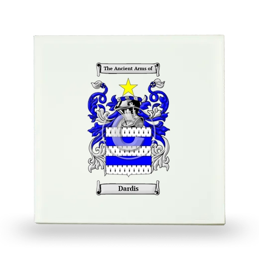 Dardis Small Ceramic Tile with Coat of Arms