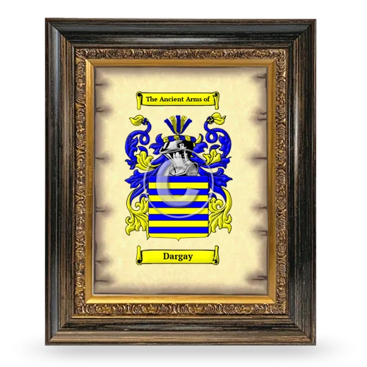 Dargay Coat of Arms Framed - Heirloom