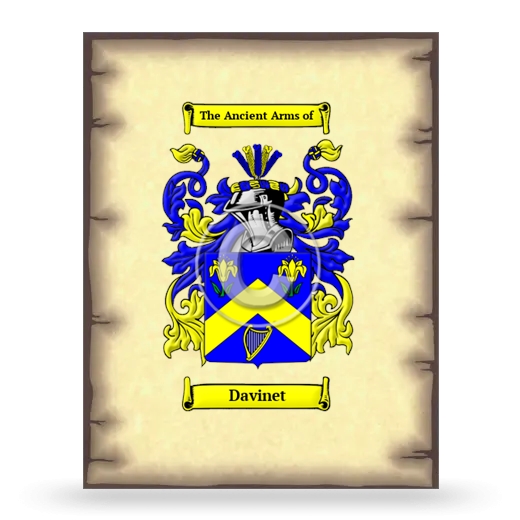 Davinet Coat of Arms Print