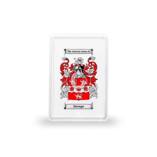 Davage Coat of Arms Magnet