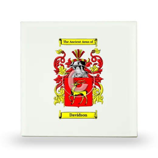 Davidson Small Ceramic Tile with Coat of Arms