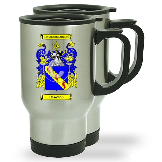 Daweson Pair of Steel Travel Mugs