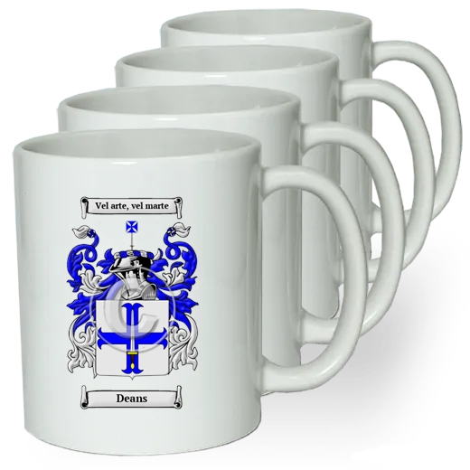 Deans Coffee mugs (set of four)