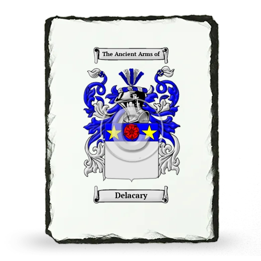 Delacary Coat of Arms Slate