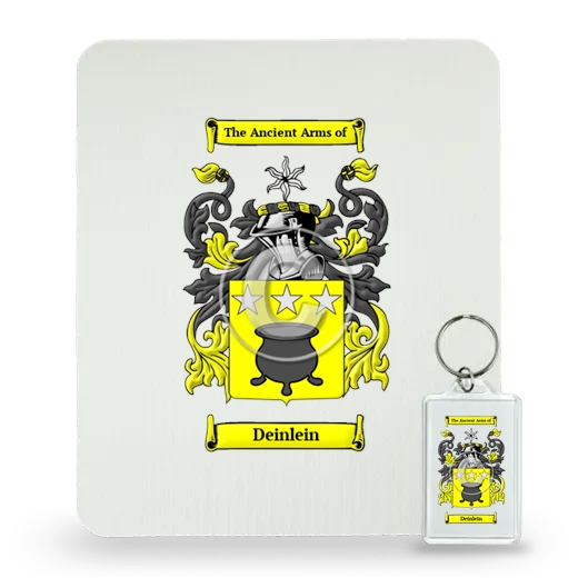 Deinlein Mouse Pad and Keychain Combo Package