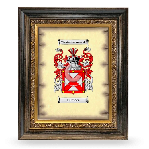 Dilmore Coat of Arms Framed - Heirloom