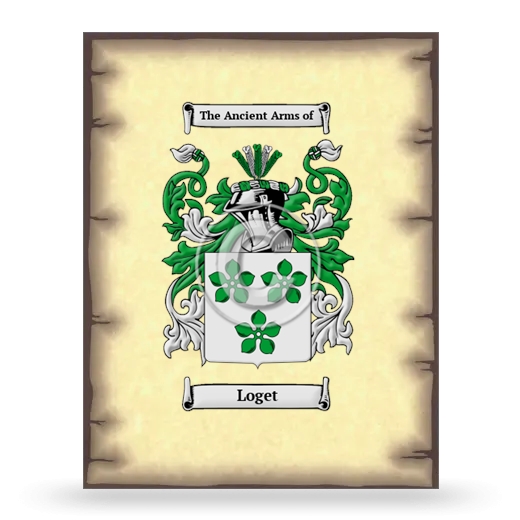 Loget Coat of Arms Print