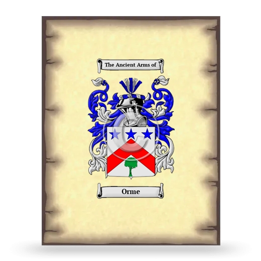 Orme Coat of Arms Print