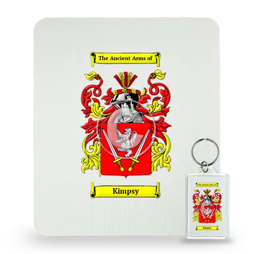 Kimpsy Mouse Pad and Keychain Combo Package