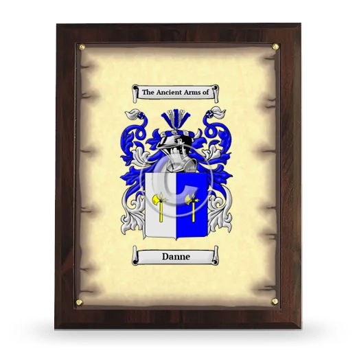 Danne Coat of Arms Plaque