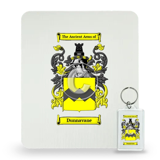 Dunnavane Mouse Pad and Keychain Combo Package