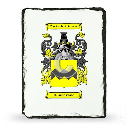 Dunnavane Coat of Arms Slate