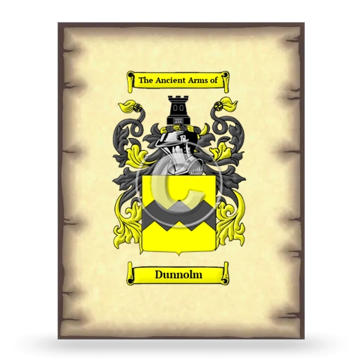 Dunnolm Coat of Arms Print