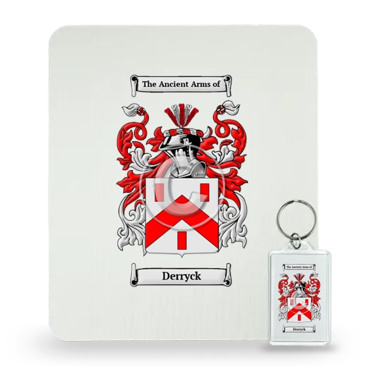 Derryck Mouse Pad and Keychain Combo Package