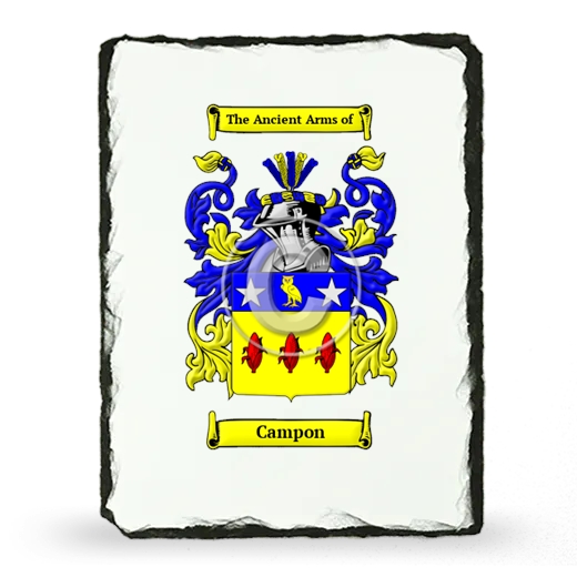 Campon Coat of Arms Slate