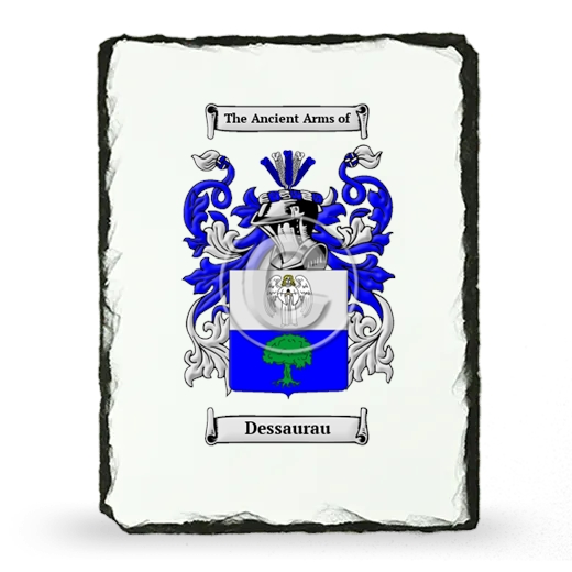 Dessaurau Coat of Arms Slate