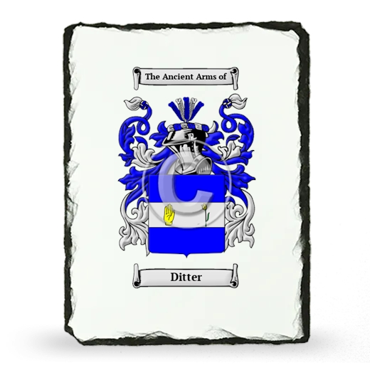 Ditter Coat of Arms Slate