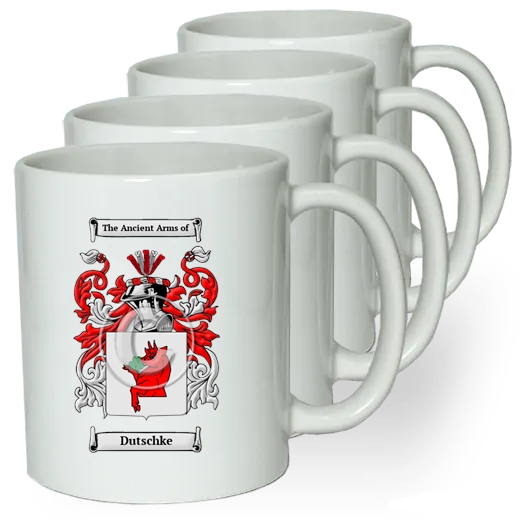 Dutschke Coffee mugs (set of four)
