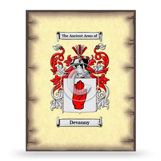 Devanny Coat of Arms Print