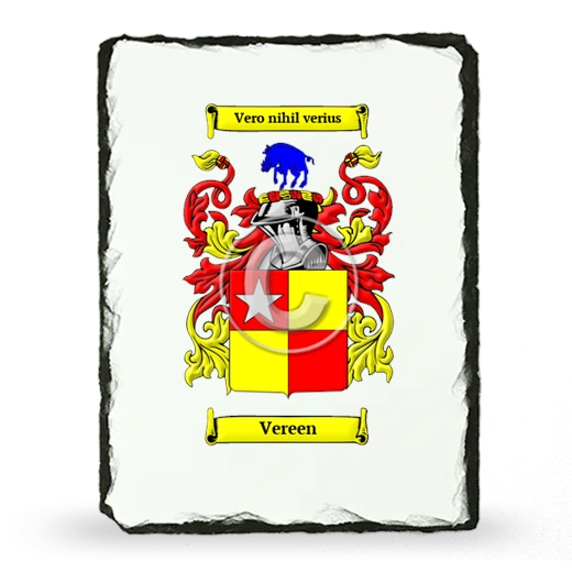 Vereen Coat of Arms Slate