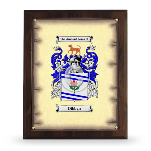 Dibbyn Coat of Arms Plaque