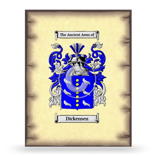 Dickensen Coat of Arms Print