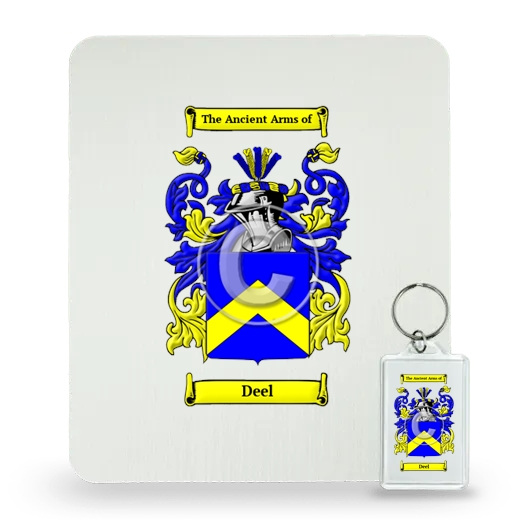 Deel Mouse Pad and Keychain Combo Package