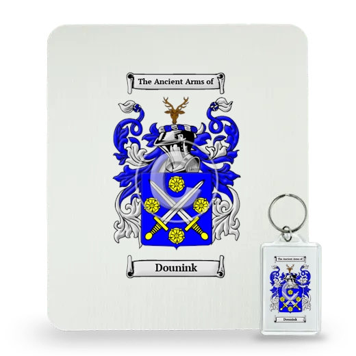 Dounink Mouse Pad and Keychain Combo Package