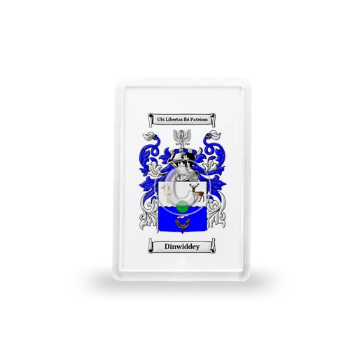 Dinwiddey Coat of Arms Magnet