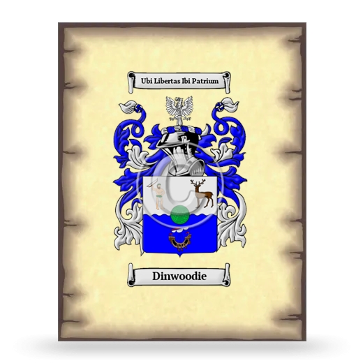 Dinwoodie Coat of Arms Print