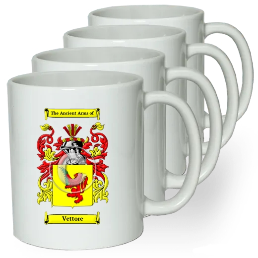 Vettore Coffee mugs (set of four)